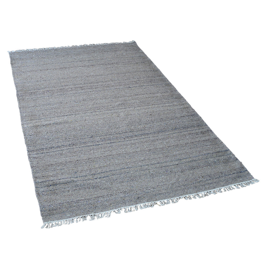 hand-woven-flat-weave-polyester-solid-beige-rug-side-2