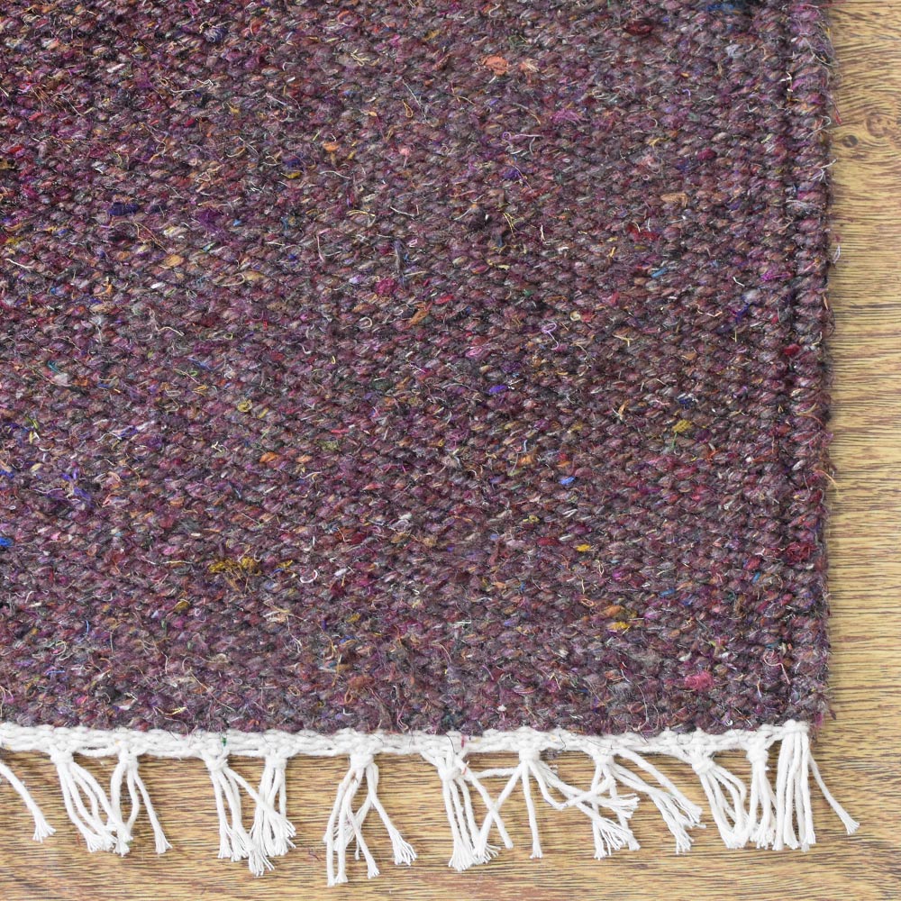 hand-woven-flat-weave-skittles-kilim-cotton-area-rug-solid-brown-closeup 2