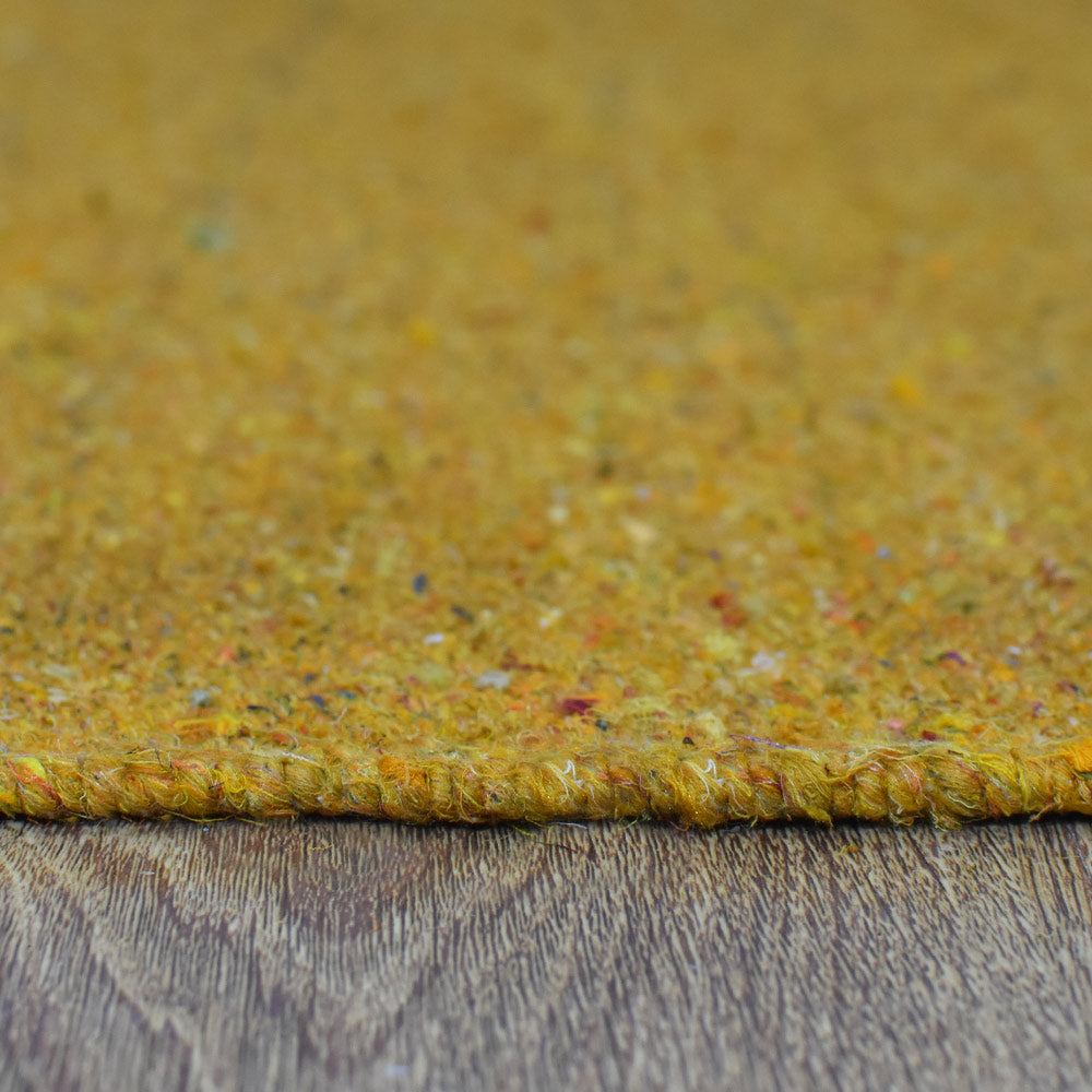 hand-woven-flat-weave-skittles-kilim-cotton-runner-rug-solid-gold-closeup 4