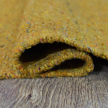 hand-woven-flat-weave-skittles-kilim-cotton-runner-rug-solid-gold-closeup 5