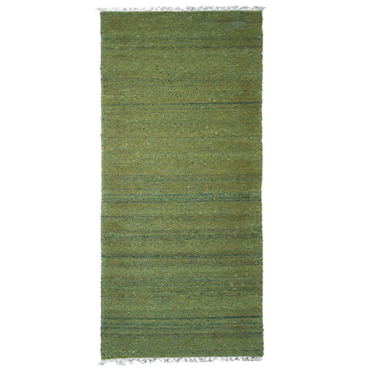 hand-woven-flat-weave-skittles-kilim-cotton-runner-rug-solid-green-side 1