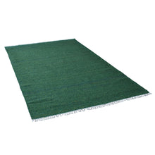 hand-woven-flat-weave-skittles-kilim-cotton-dark-green-rug-side 2