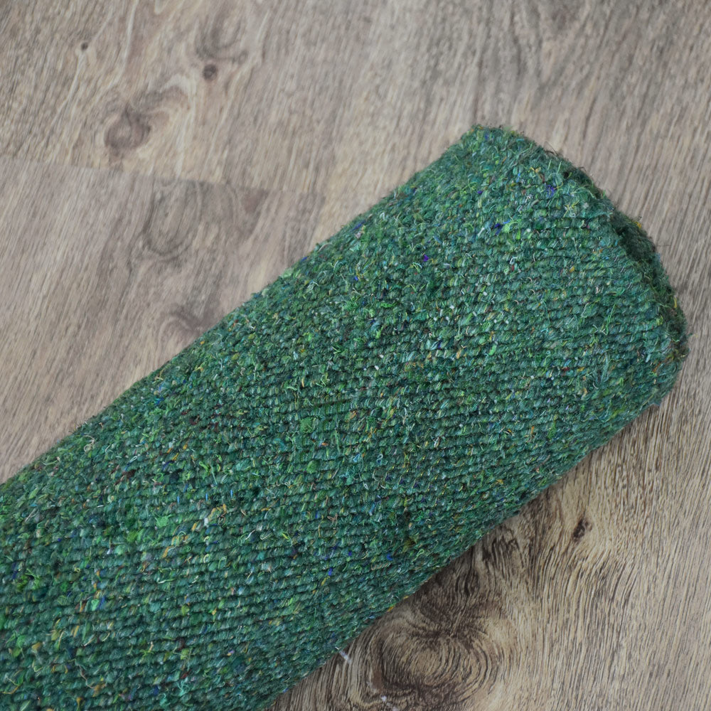 hand-woven-flat-weave-skittles-kilim-cotton-dark-green-rug-closeup 6