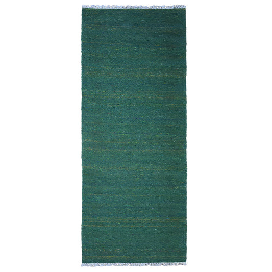 hand-woven-flat-weave-skittles-kilim-cotton-dark-green-runner-rug-side 1