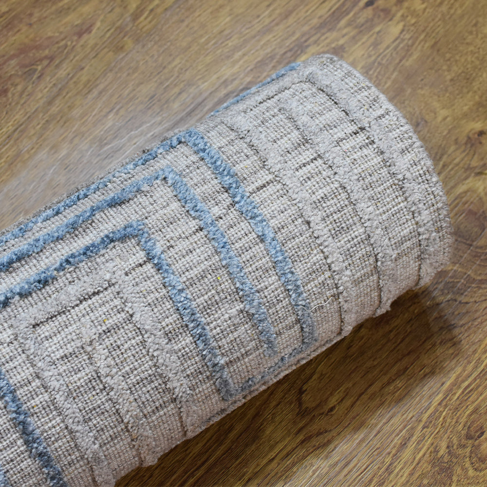 Tiled Hand Woven Rug