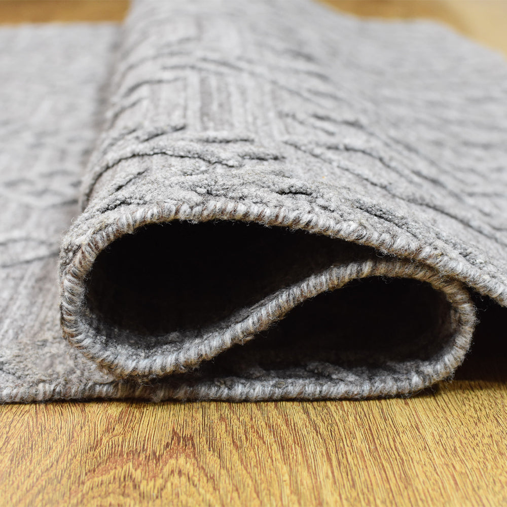 Quilted Hand Woven Rug