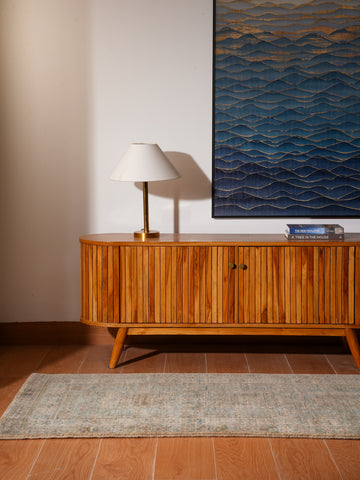 Hand Knotted Wool Oriental Light Green Beige Area Rug