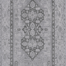 Hand Knotted Wool Oriental Silver Green Area Rug