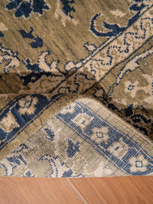 Olive Hand Knotted Wool Oriental Area Rug