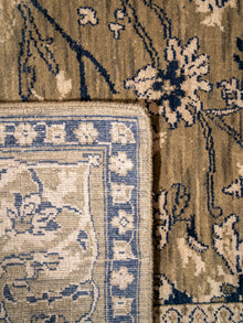 Olive Hand Knotted Wool Oriental Area Rug