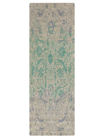 Meadow Haze Hand Knotted Wool Oriental Area Rug