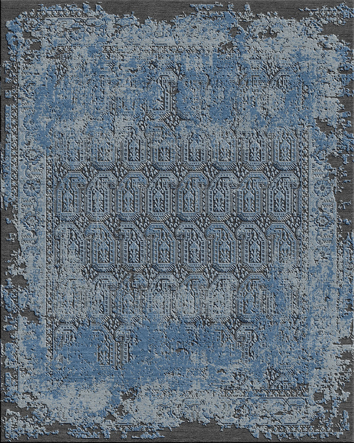 Hand Knotted Loom Oriental Multicolor Wool Area Rug