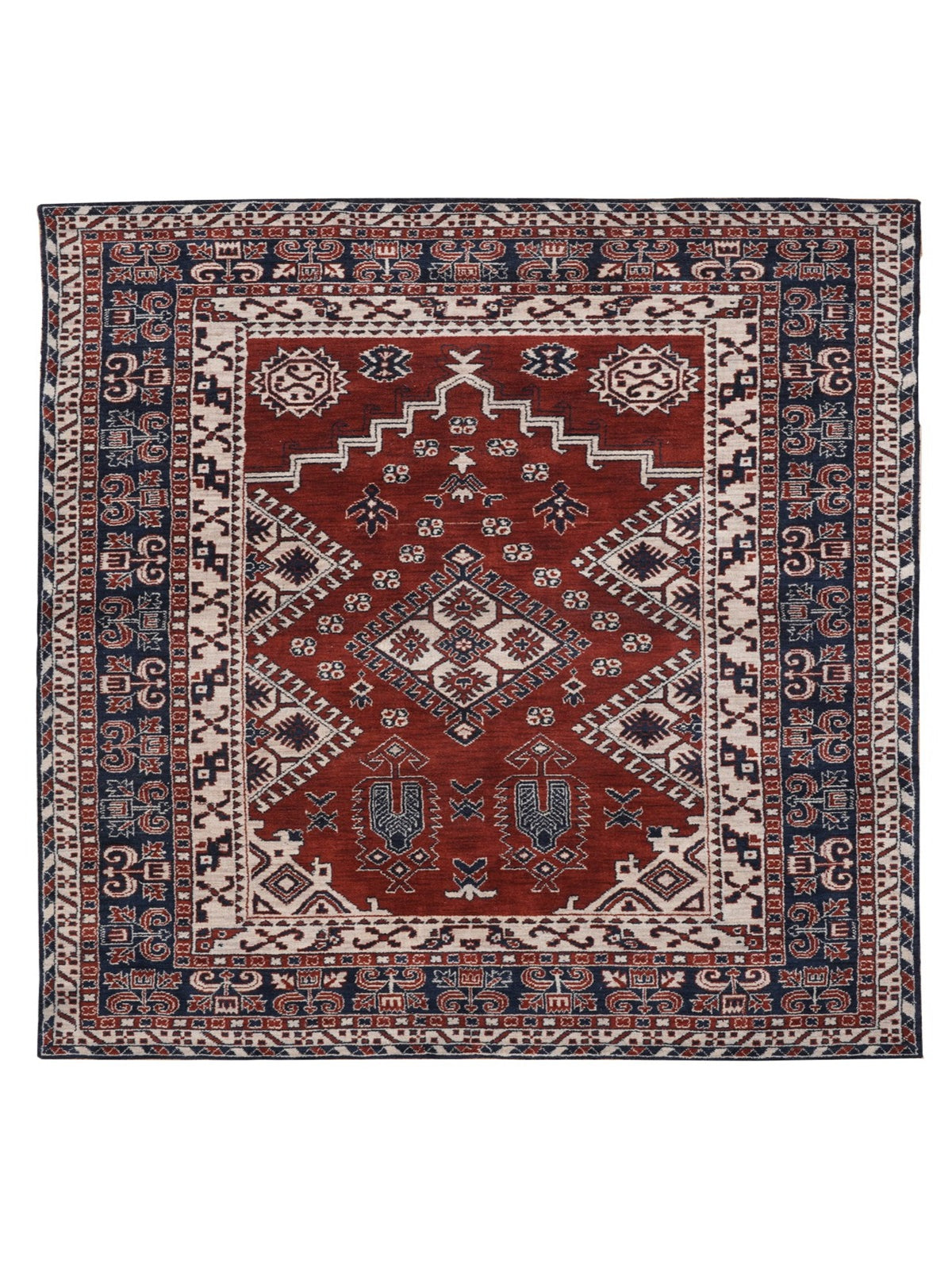 Anatolian Rust Hand Knotted Wool Oriental Area Rug