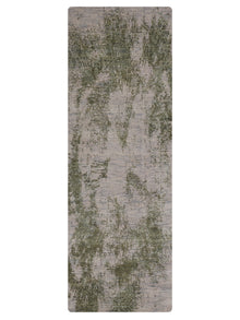 Hand Knotted Wool Abstract Beige Green Area Rug