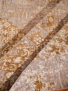 Hand Knotted Wool Oriental Light Brown Area Rug