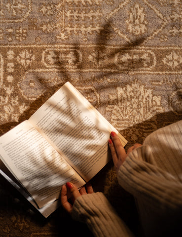 Hand Knotted Wool Oriental Light Brown Area Rug