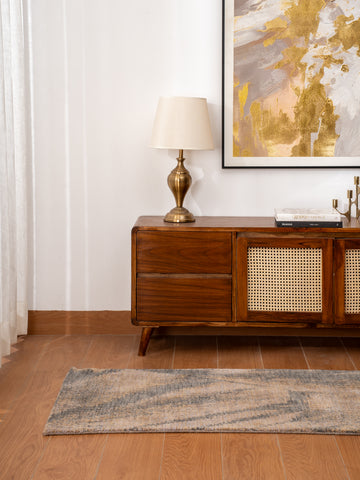 Stormy Sands Hand Knotted Wool Area Rug