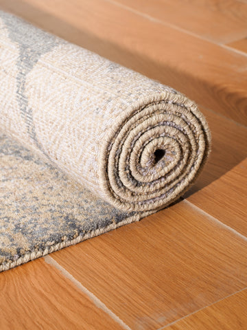 Stormy Sands Hand Knotted Wool Area Rug