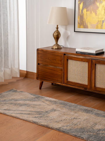 Stormy Sands Hand Knotted Wool Area Rug