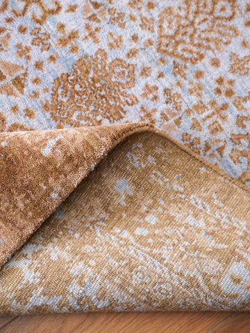 Rustic Harmony Hand Knotted Wool Area Rug