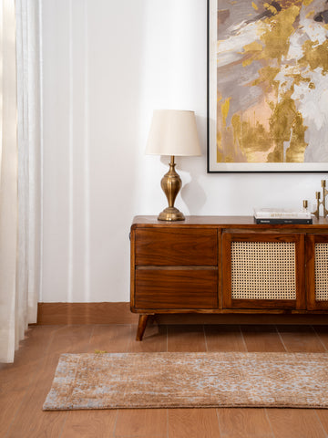 Rustic Harmony Hand Knotted Wool Area Rug