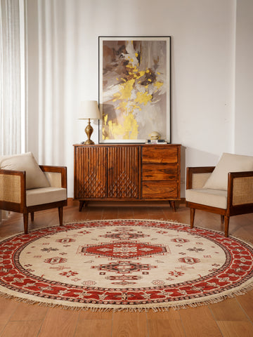 Crimson Heritage Hand knotted wool Rug