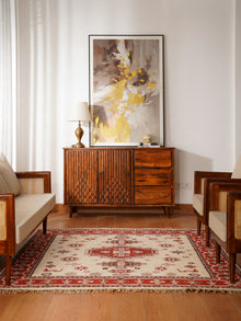 Crimson Heritage Hand knotted wool Rug