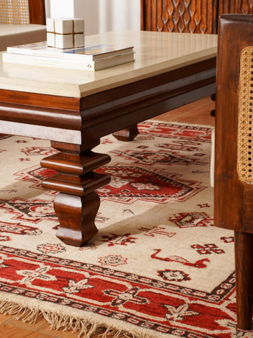 Crimson Heritage Hand knotted wool Rug