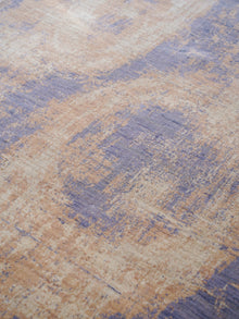 Hand Knotted Wool Abstract Blue Beige Area Rug