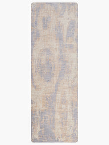 Hand Knotted Wool Abstract Blue Beige Area Rug