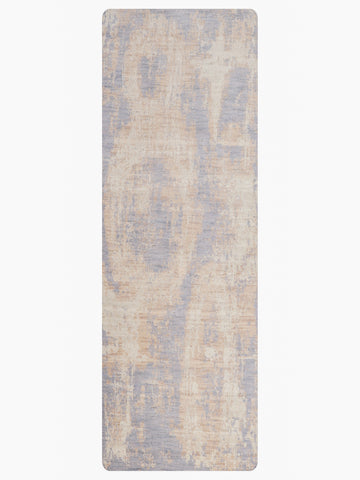 Hand Knotted Wool Abstract Blue Beige Area Rug