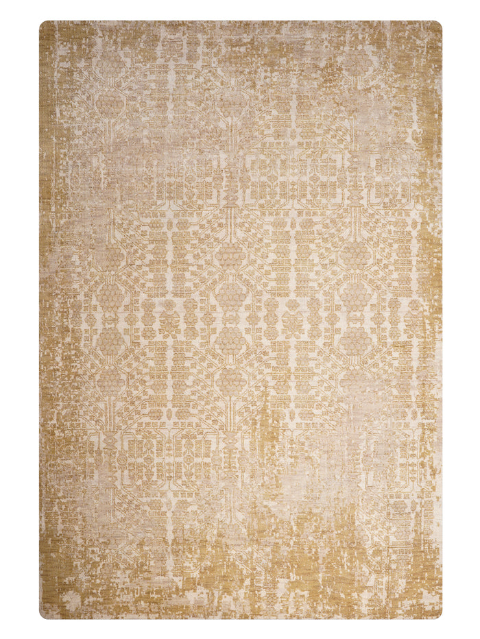 Transitional Vintage-Style Medallion Area Rug — rug only