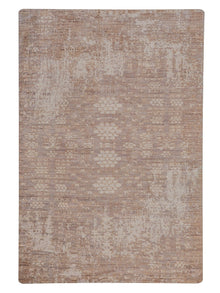 Hand Knotted Wool Oriental Silver Beige Area Rug