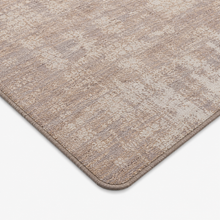 Hand Knotted Wool Oriental Silver Beige Area Rug