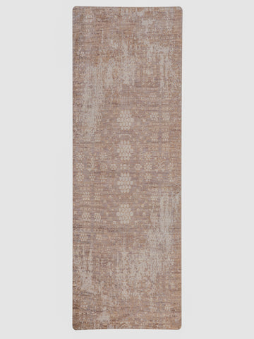Hand Knotted Wool Oriental Silver Beige Area Rug