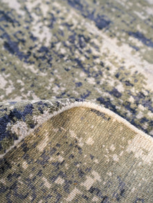 Hand Knotted Wool Abstract Multicolor Runner Area Rug