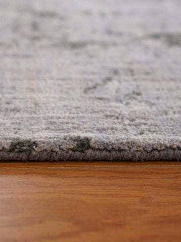 Hand Knotted Wool Abstract Multicolor Runner Area Rug