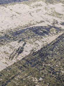 Hand Knotted Wool Abstract Multicolor Runner Area Rug