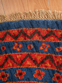 Handmade Oriental Wool Area Rug – Multicolor