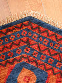 Handmade Oriental Wool Area Rug – Multicolor