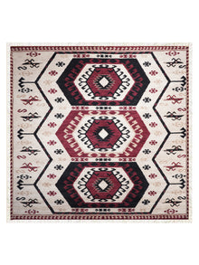 Handmade Multicolor Oriental Wool Area Rug