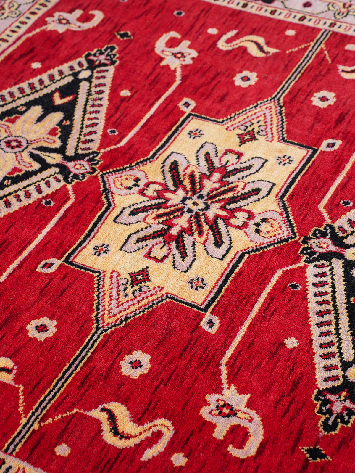 Handmade Multicolor Tribal Medallion Wool Area Rug