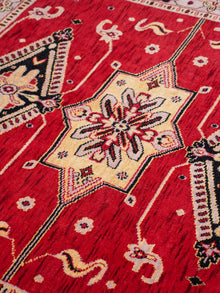Handmade Multicolor Tribal Medallion Wool Area Rug