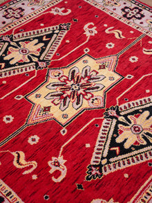 Handmade Multicolor Tribal Medallion Wool Area Rug