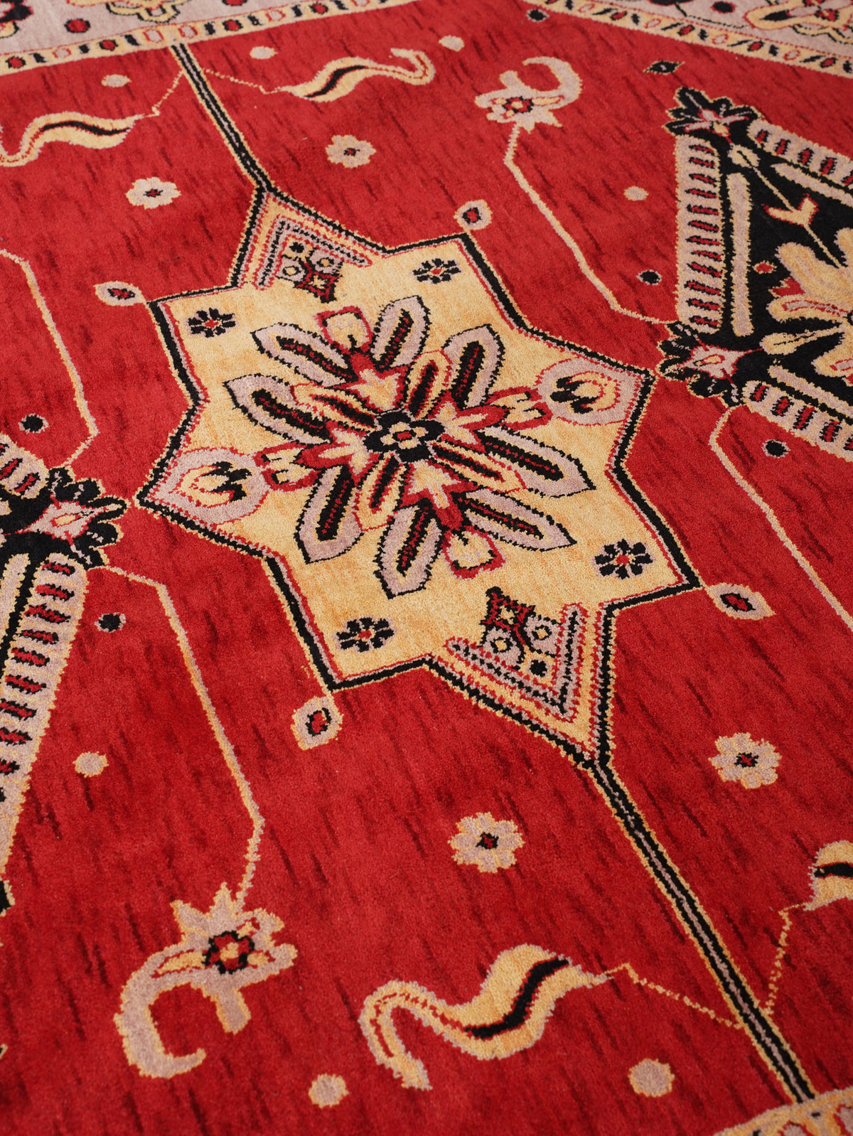 Handmade Multicolor Tribal Medallion Wool Area Rug