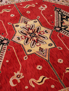 Handmade Multicolor Tribal Medallion Wool Area Rug