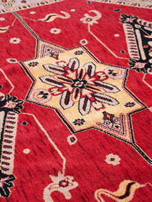 Handmade Multicolor Tribal Medallion Wool Area Rug