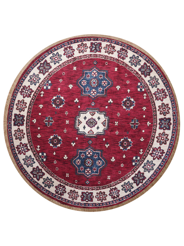 Handmade Multicolor Tribal Oriental Wool Area Rug — rug only