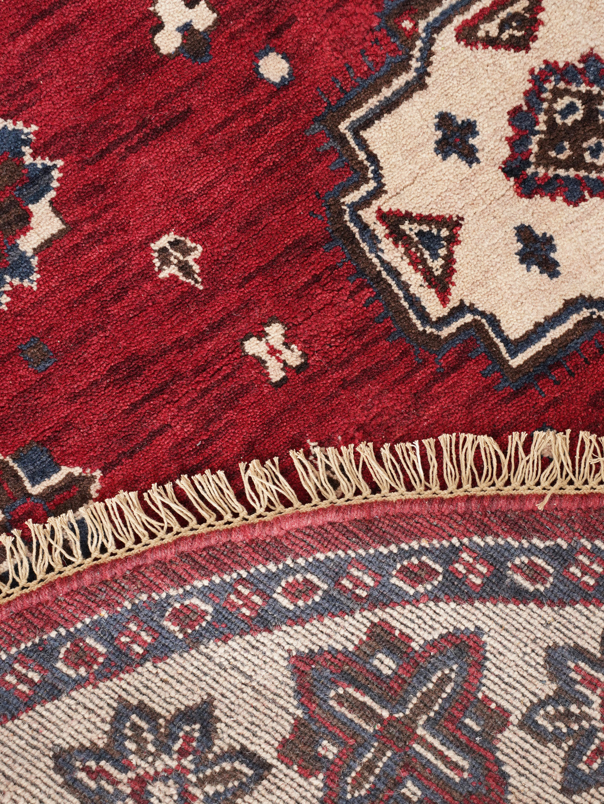Handmade Multicolor Tribal Oriental Wool Area Rug