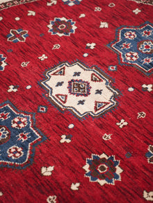 Handmade Multicolor Tribal Oriental Wool Area Rug